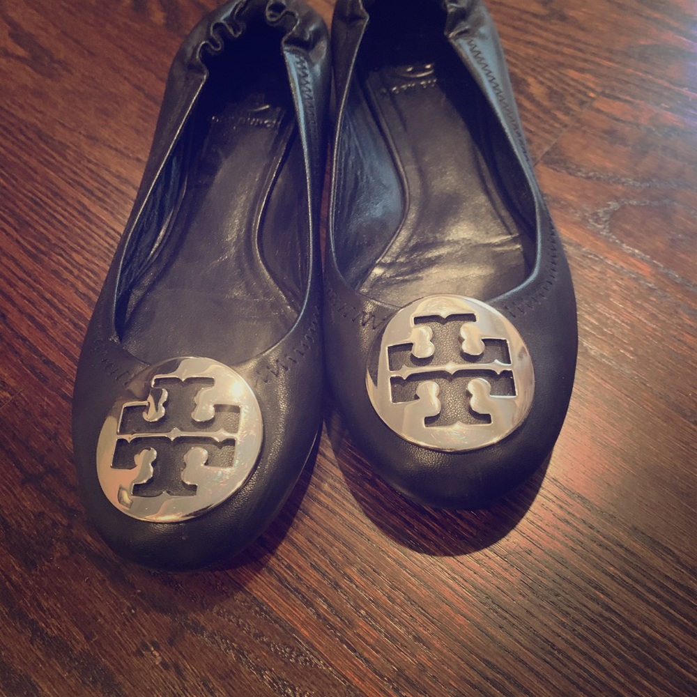 Tory Burch MINNIE TRAVEL BALLET FLAT, LEATHER